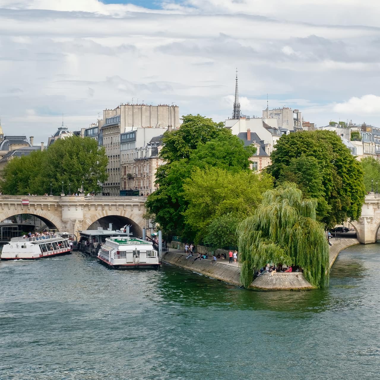 ile de la cite dalla senna crociere parigi